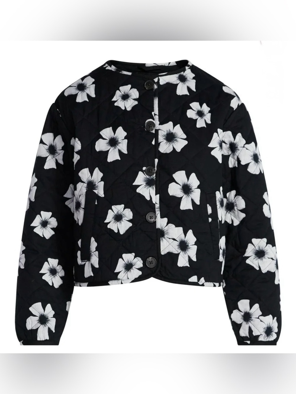 Scoop Women's Cotton Floral Print
Quilted Jacket, Lightweight...